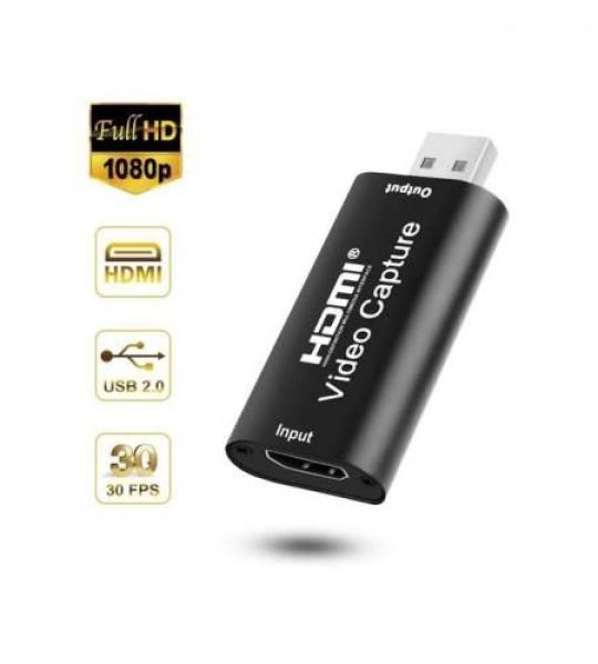 Hdmi Video Capture HD 1080P, HDMI Vers USB 2.0 Youtube OBS, Live, Stream