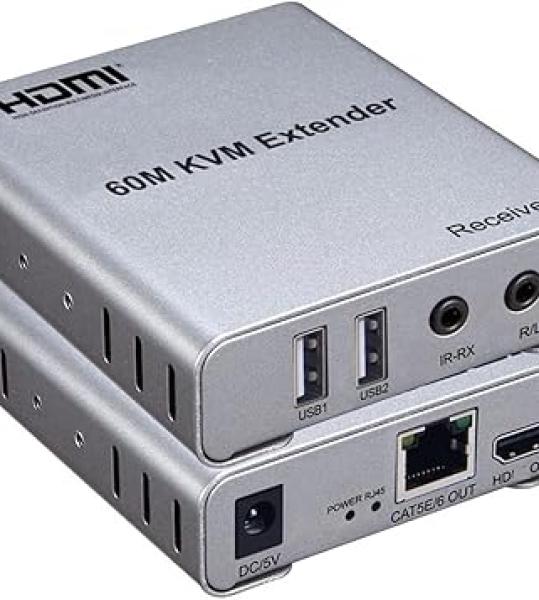 hdmi 60m kvm extender with audio