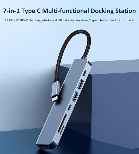 Adaptateur HUB Multiport Type C 7 IN 1