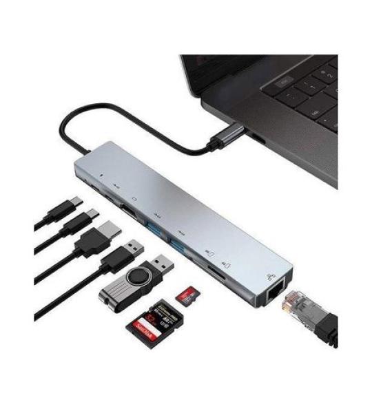 Adaptateur HUB Multiport Type C 8 IN 1