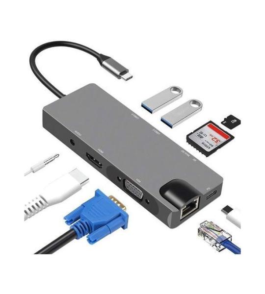 Adaptateur HUB Multiport Type C 9 IN 1