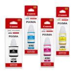 Canon PACK Bouteilles d'encre GI-490 pour les imprimantes économiques PIXMA