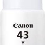 Bouteille d'encre d'origine Canon GI-43Y Jaune