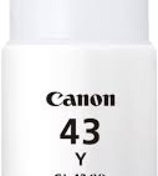 Bouteille d'encre d'origine Canon GI-43Y Jaune