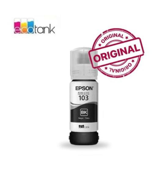 Bouteille d'encre EcoTank d'origine Epson 103 Noir
