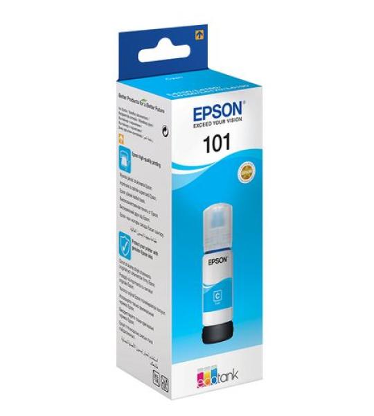 Epson 101 Cyan - Bouteille d'encre Epson EcoTank d'origine