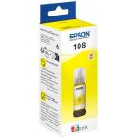 Epson 108 Jaune - Bouteille d'encre Epson EcoTank d'origine