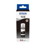 Epson 108 Noir - Bouteille d'encre Epson EcoTank d'origine