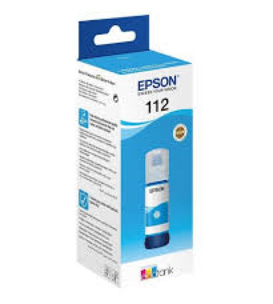 Epson 112 Cyan - Bouteille d'encre Epson EcoTank d'origine