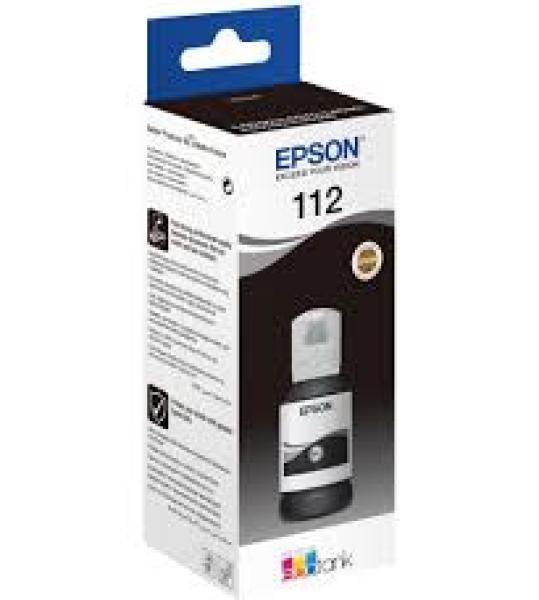 Epson 112 Noir - Bouteille d'encre Epson EcoTank d'origine