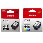 Canon Pack 2 Cartouches d'encre Originales 445 / 446 (Noir + Couleur)