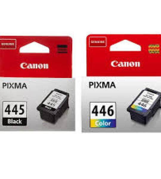 Canon Pack 2 Cartouches d'encre Originales 445 / 446 (Noir + Couleur)