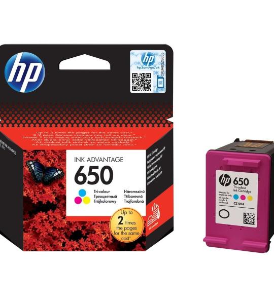 Cartouche HP 650 couleurs
